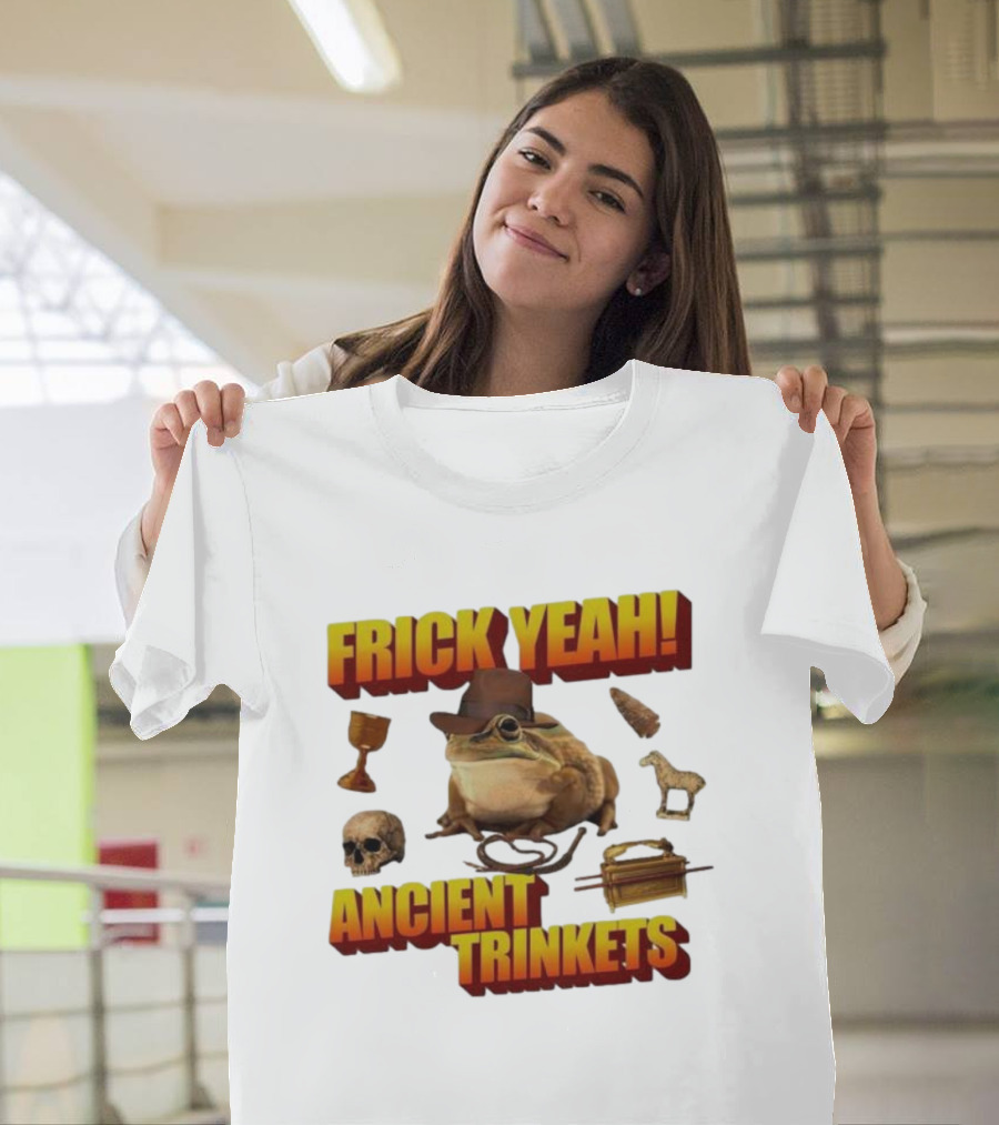 Frick Yeah Cowboy Frog Ancient Trinkets T-Shirt