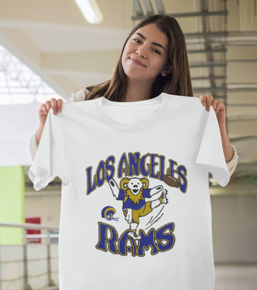 Los Angeles Rams Dancing Mascot Football Vintage Homage T-Shirt