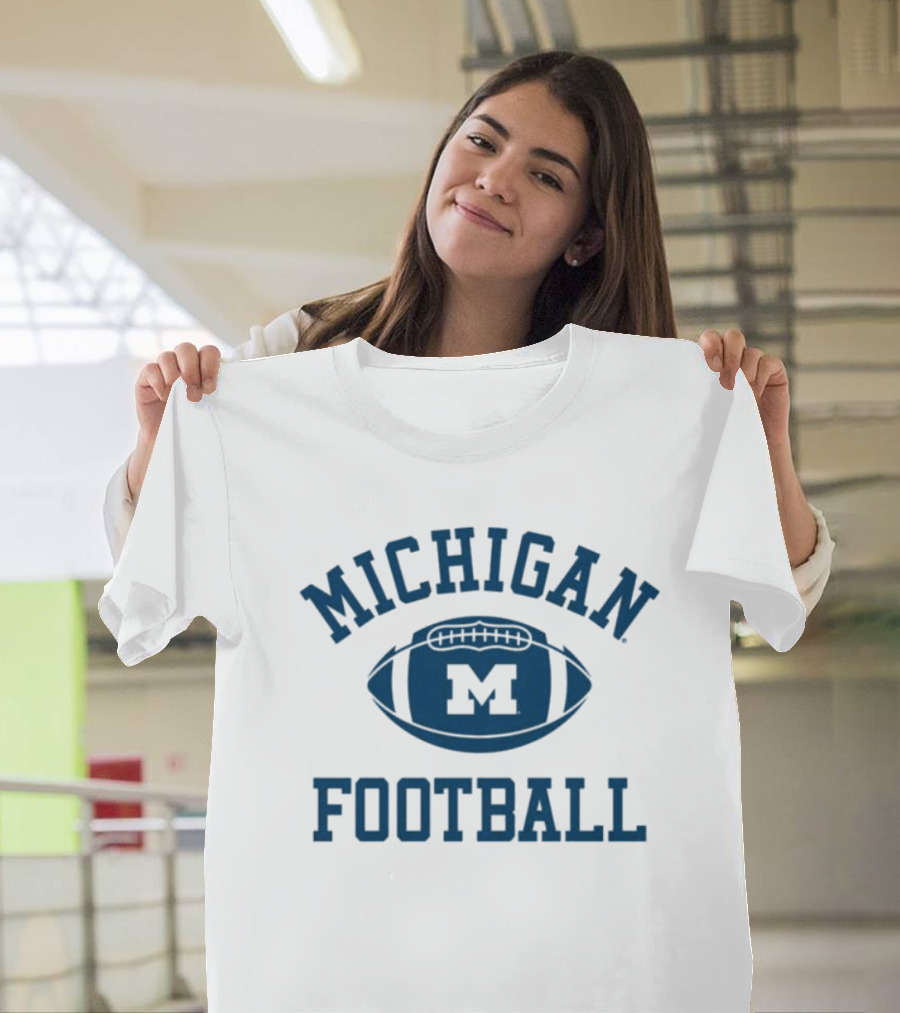 Michigan Football Vintage 1970s Inspiration Ringer T-Shirt