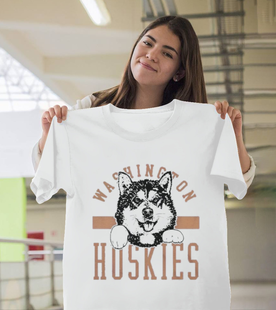 Washington Huskies Vintage Iconic Mascot T-Shirt