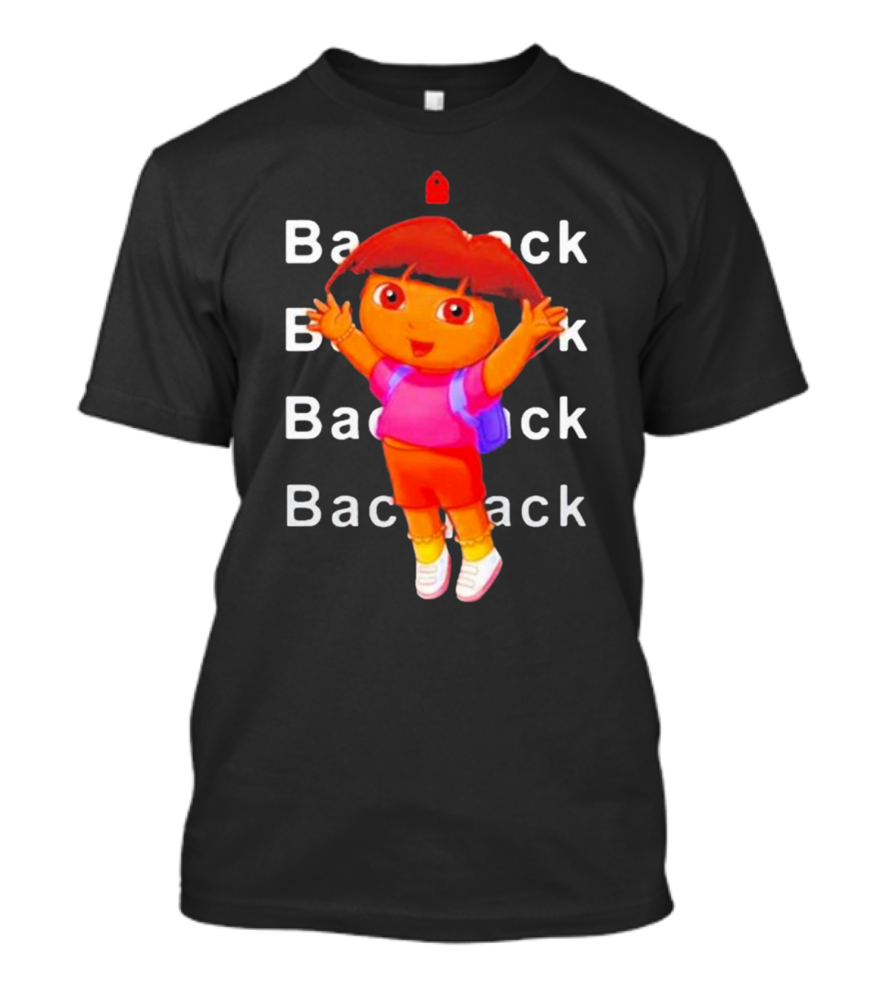 Dora Backpack Adventures Playful Youthful T-Shirt