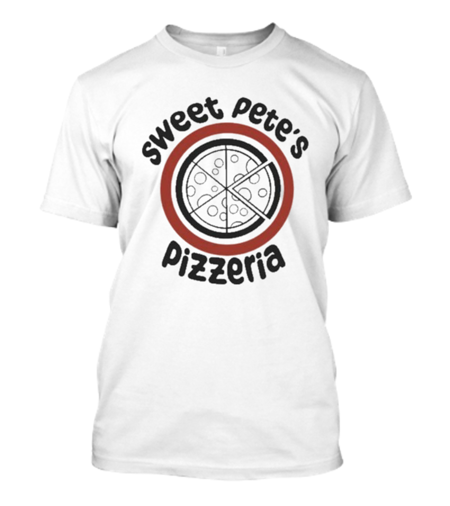 Sweet Pete’s Pizzeria Pizza Circle T-Shirt