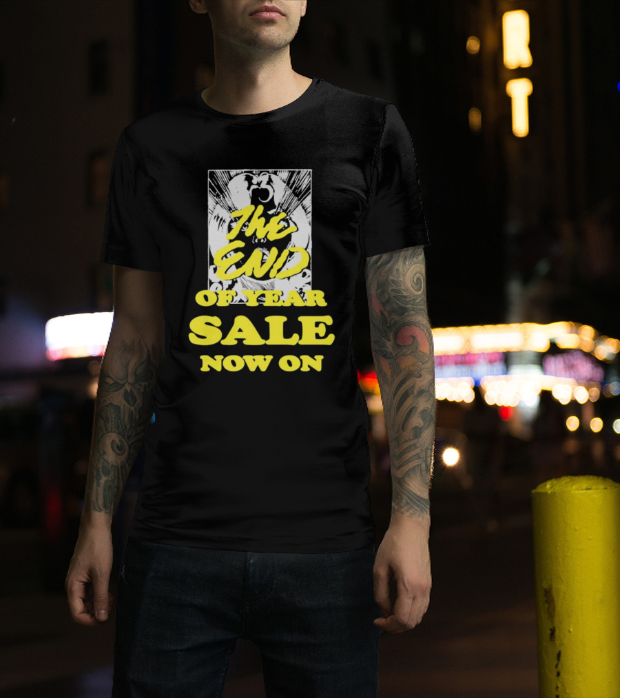The End Of Year Sale Now On Comic Style Pop Art Explosion T-Shirt