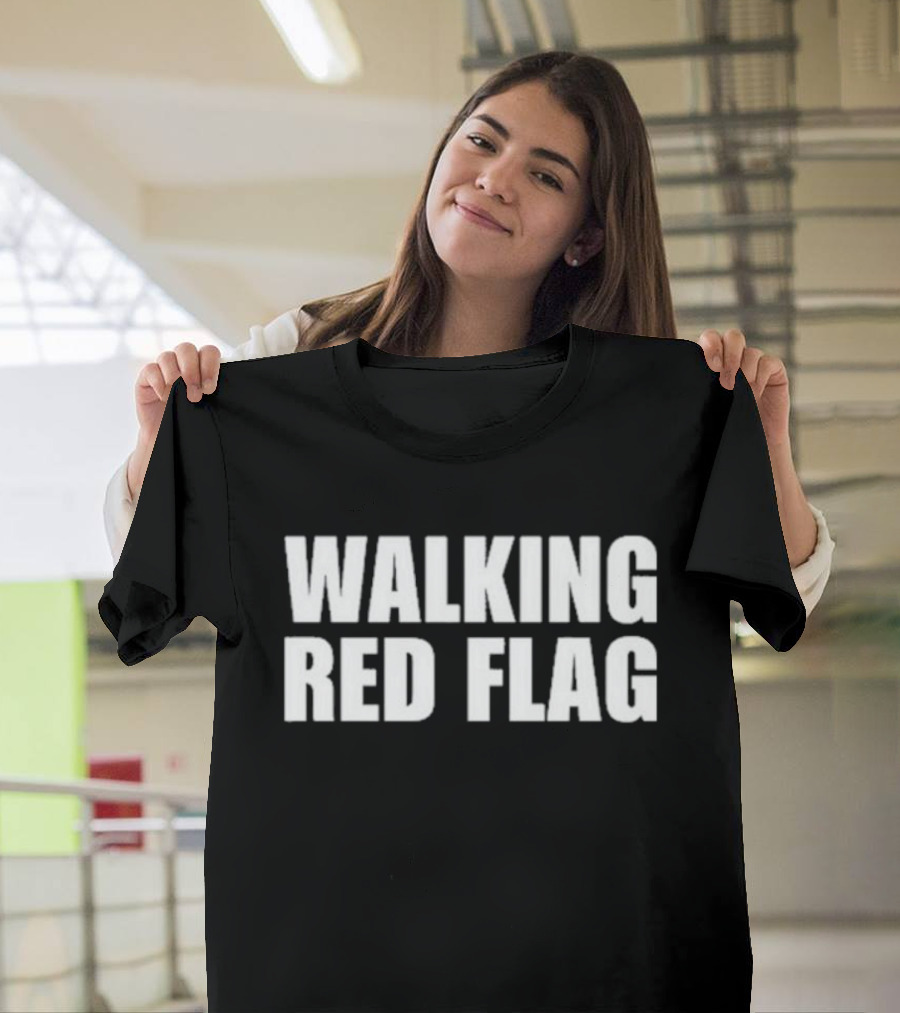 Vibe2k Walking Red Flag T-Shirt