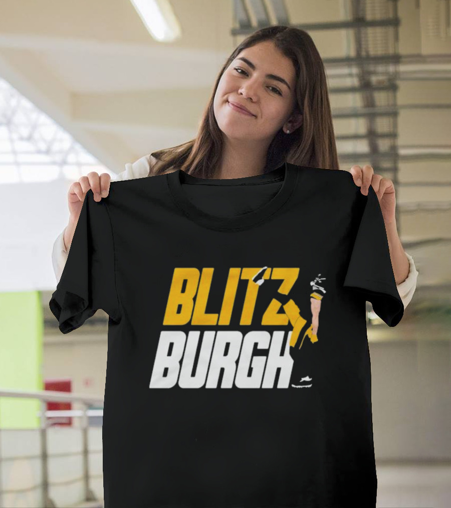 Pittsburgh Steelers Blitzburgh Kicking Action T-Shirt