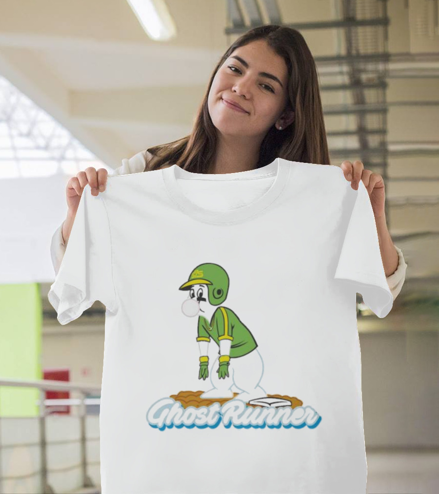S7s Ghost Runner Baseball Player Bubblegum T-Shirt
