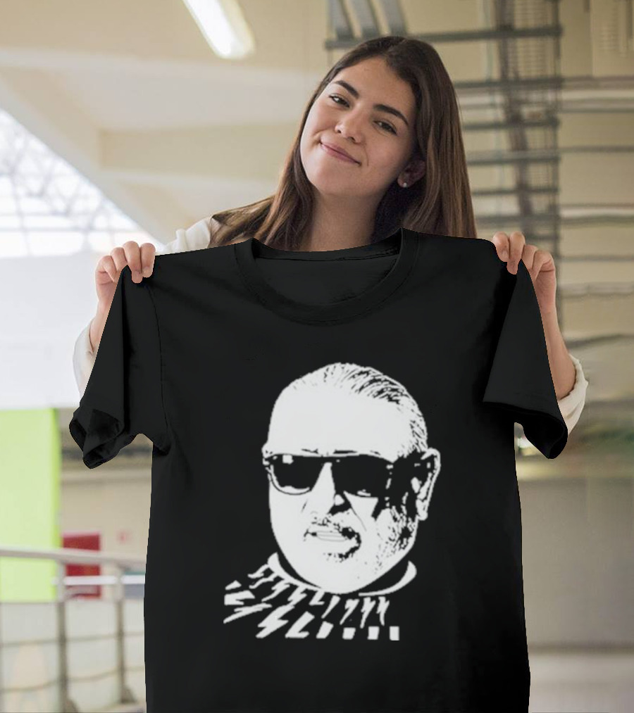 Serghei Mizil Iconic Graphic Black Sunglasses T-Shirt
