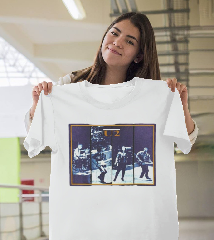 U2 The Joshua Tree Tour 1987 Band Performance T-Shirt