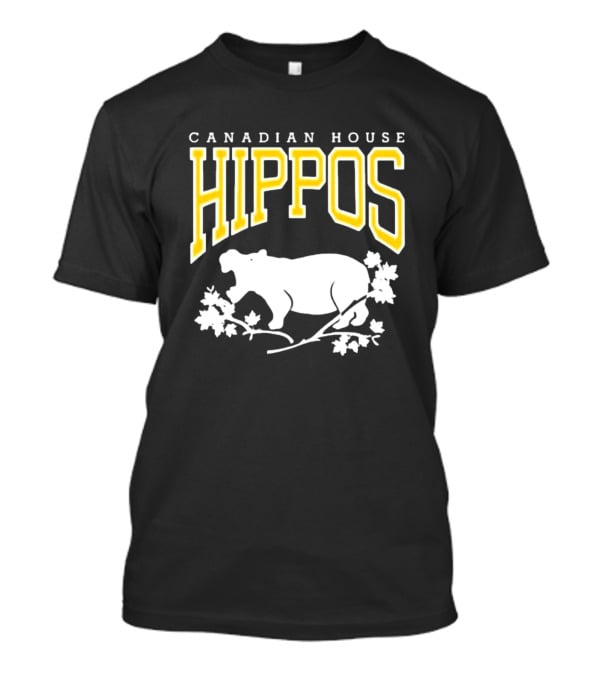 Canadian House Hippos Maple Leaf T-Shirt