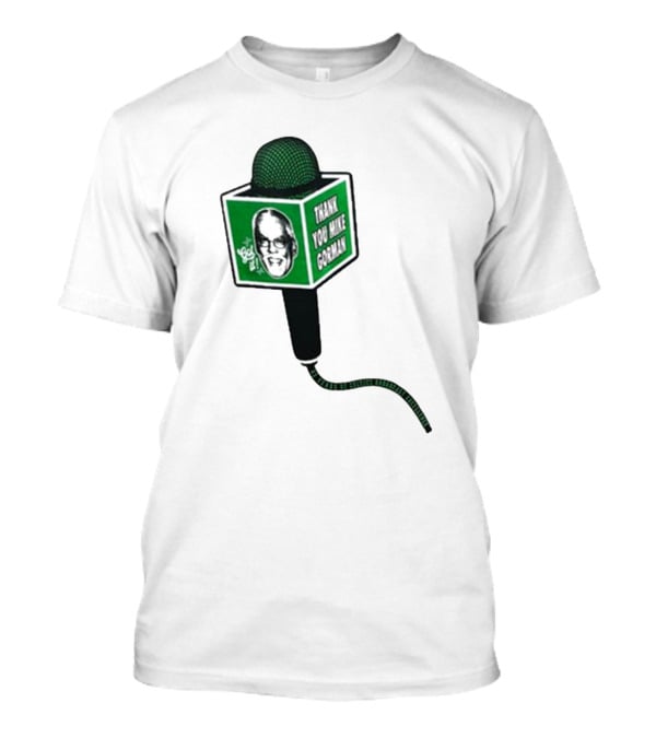 Celtics Thank You Mike Gorman Microphone T-Shirt
