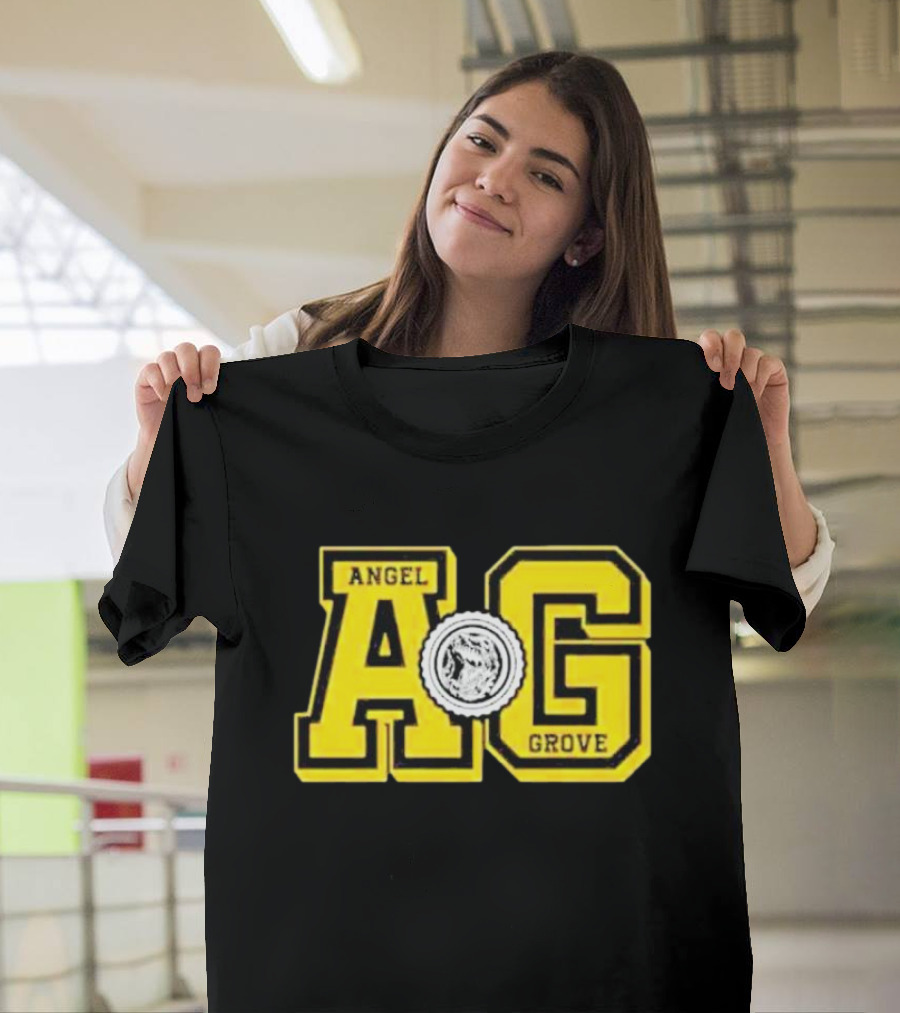 Angel Grove AG Power Rangers Emblem T-Shirt