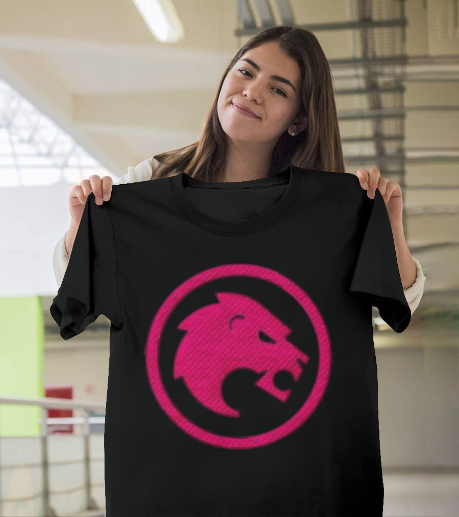 Jon Rahm Sponsor Legion XIII Pink Lion Emblem T-Shirt