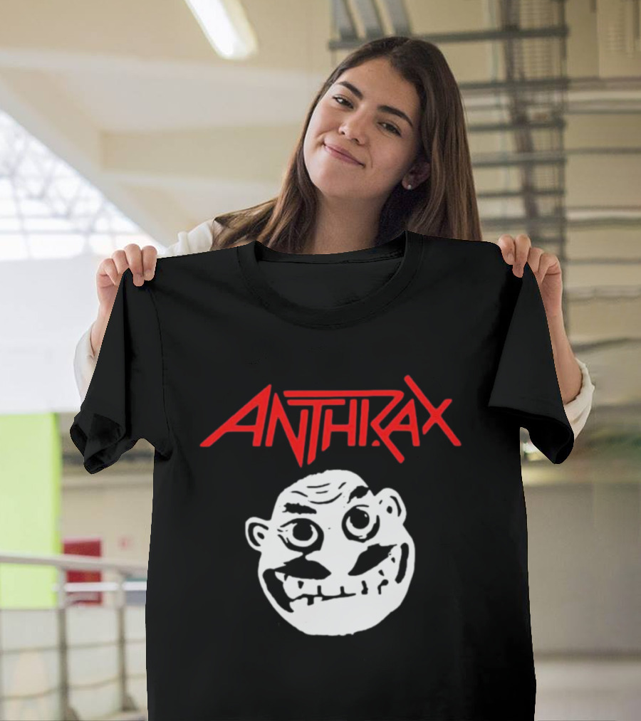 Rare Anthrax Angry Face T-Shirt
