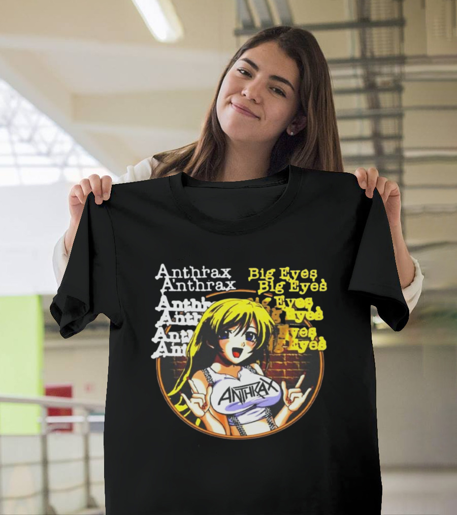 Anthrax Big Eyes Vintage Manga T-Shirt