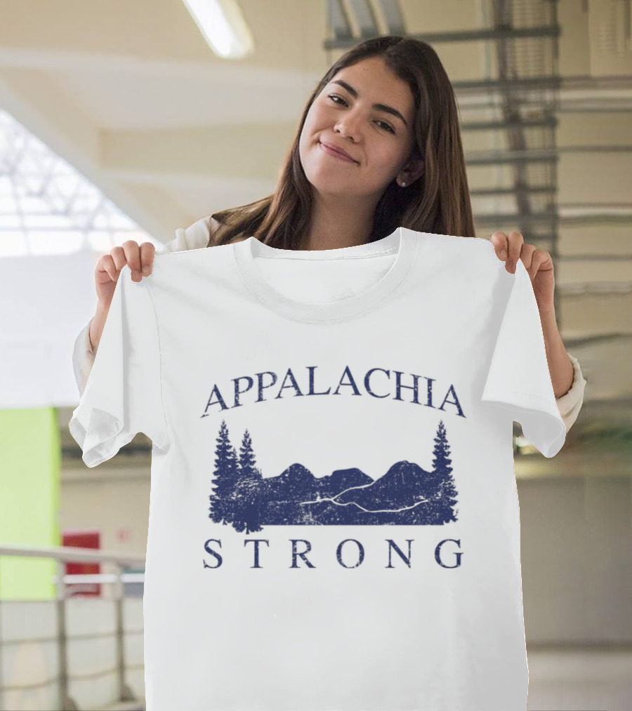 Appalachia Mountain Strong Rugged Treeline T-Shirt