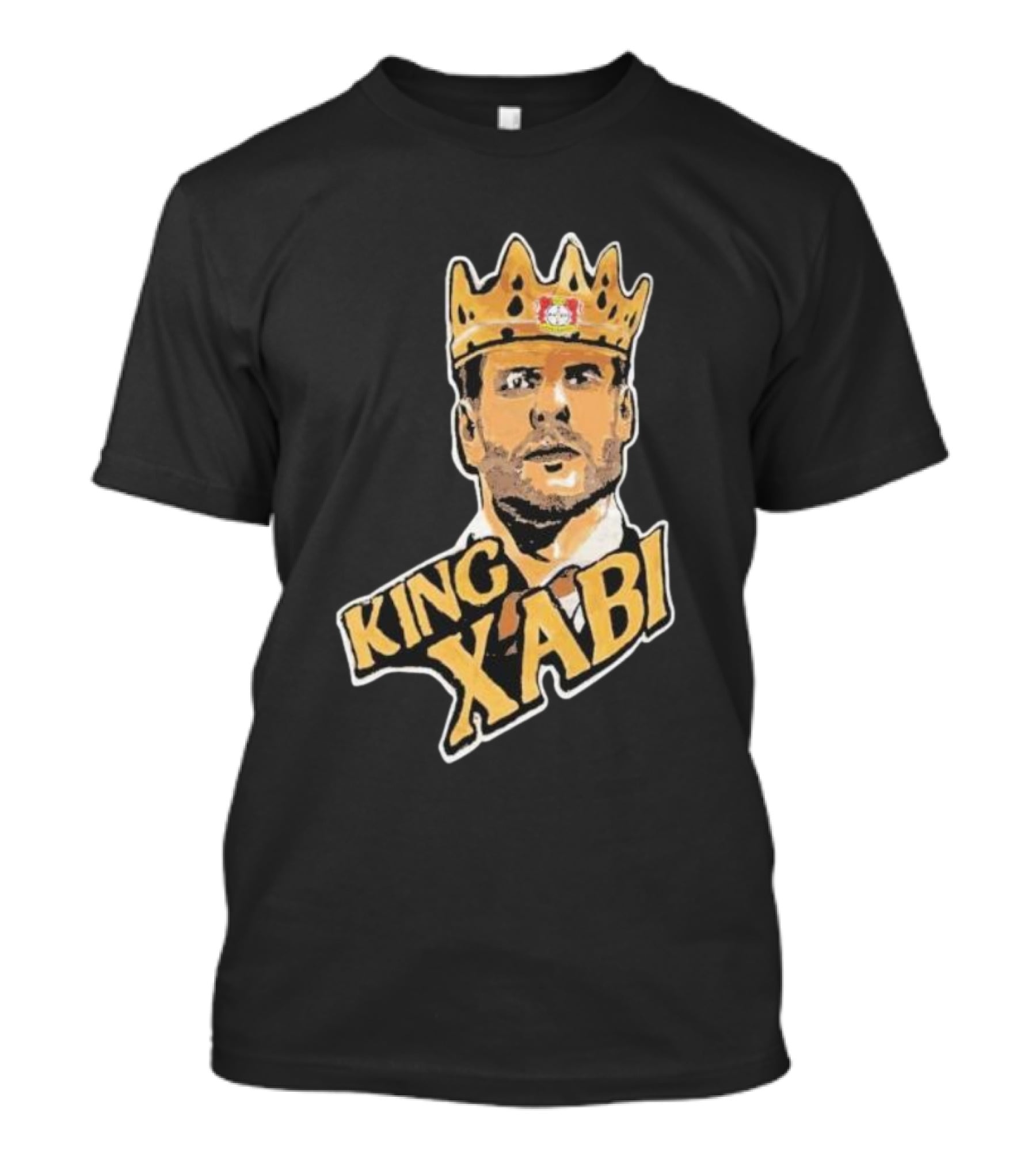 King Xabi Bayer Leverkusen Coach Icon With Crown T-Shirt