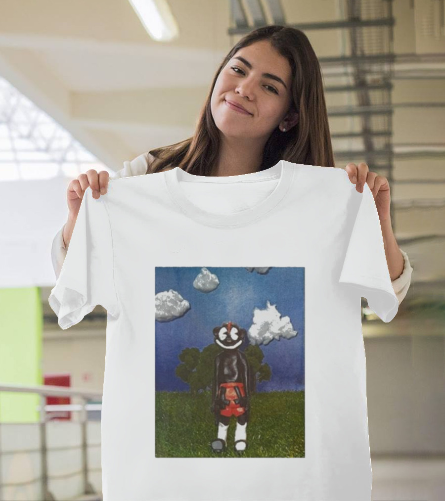 Lil Darkie Sunrise Character With Clouds And Trees T-Shirt