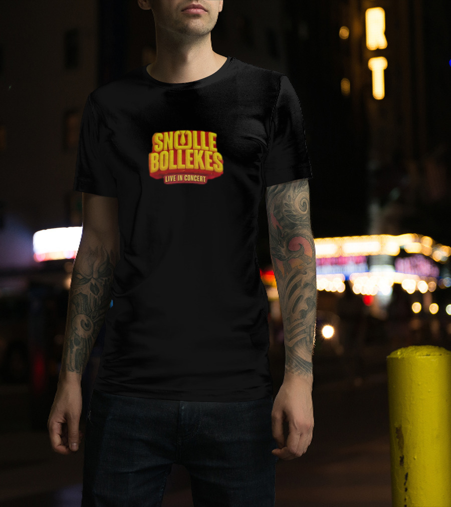 Snollebollekes Live In Concert Official Merchandise Rode T-Shirt