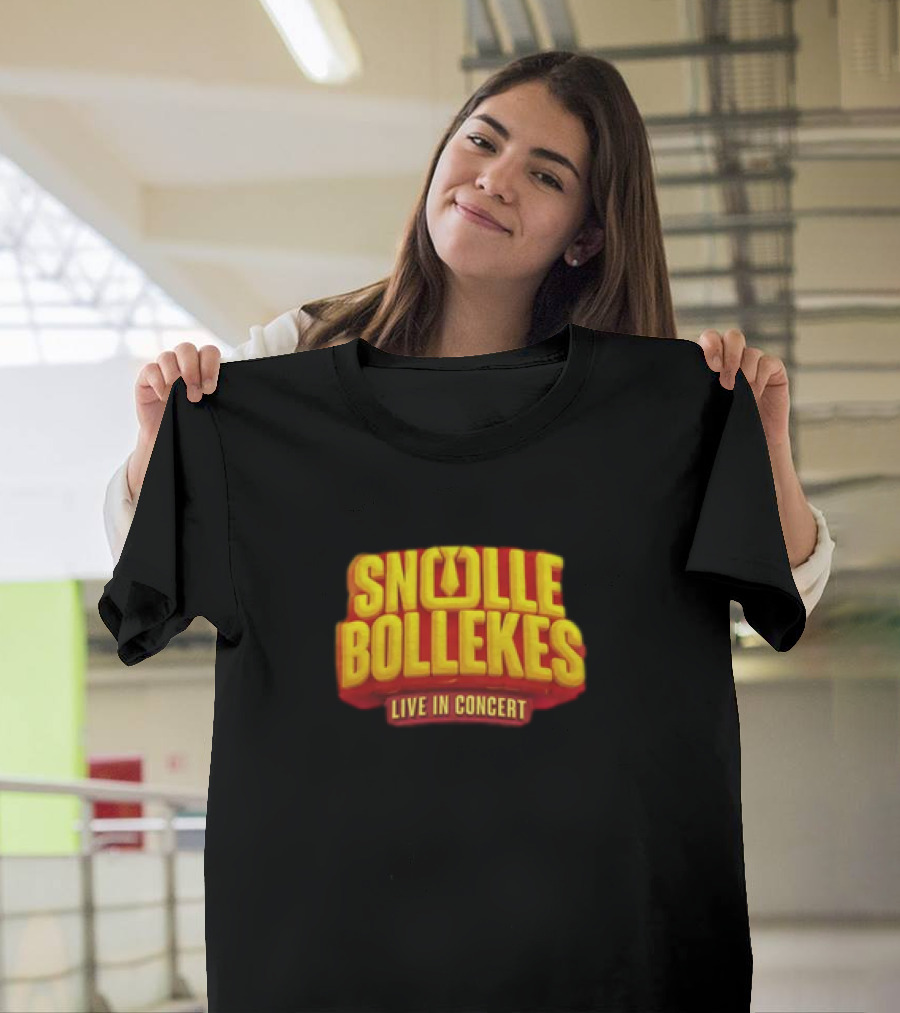 Snollebollekes Live In Concert Official Merchandise Rode T-Shirt