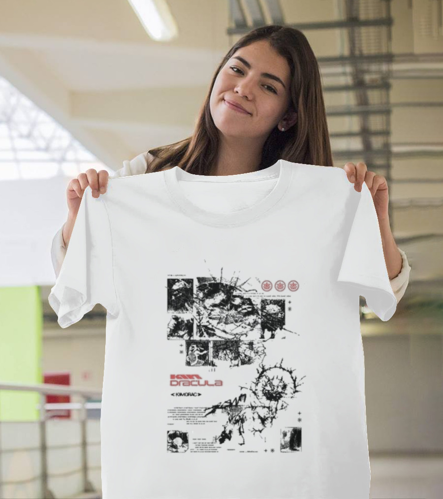 Kim Dracula Comic Style Graphics KIMOFACI T-Shirt