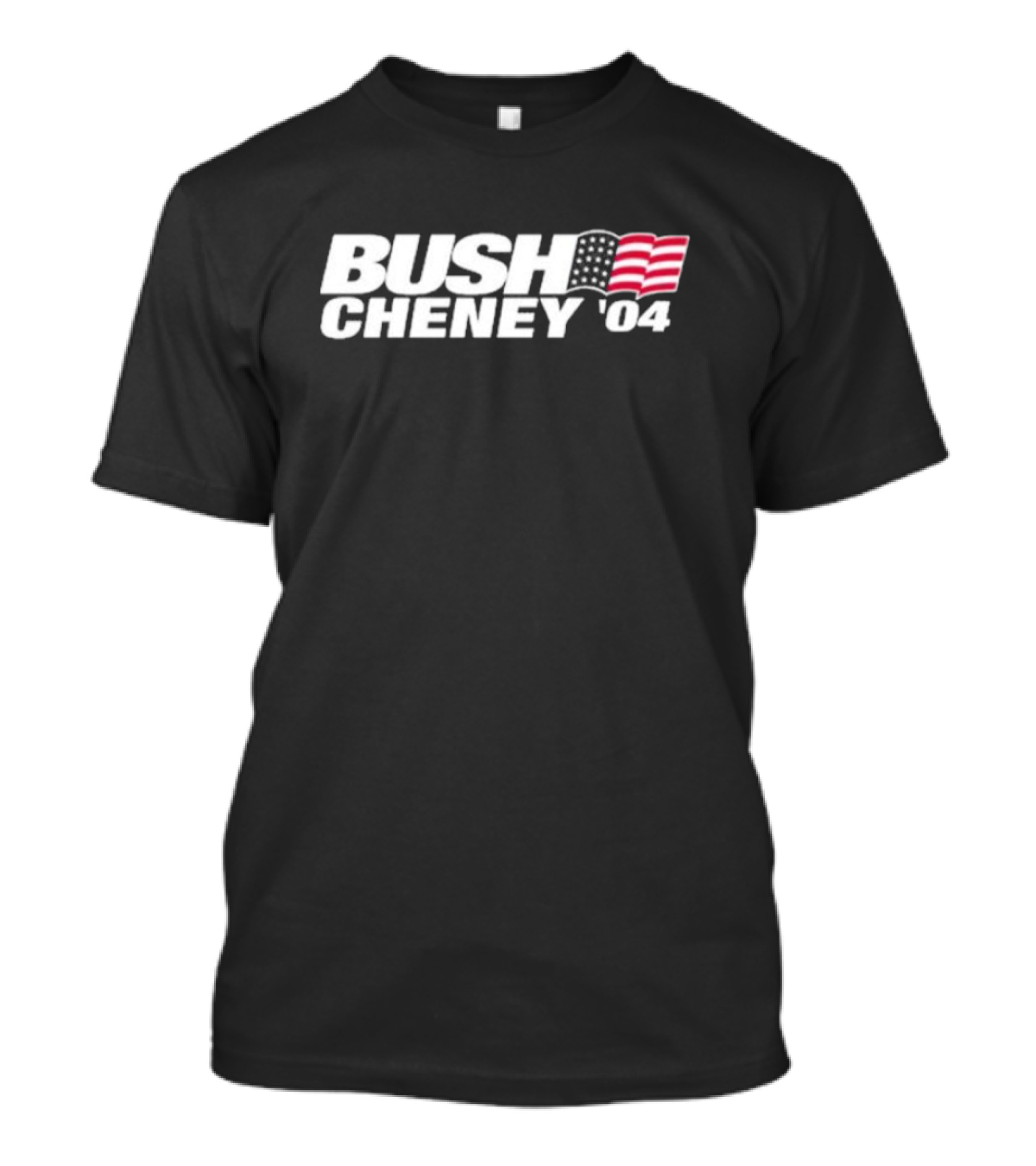 BUSH CHENEY '04 American Flag T-Shirt