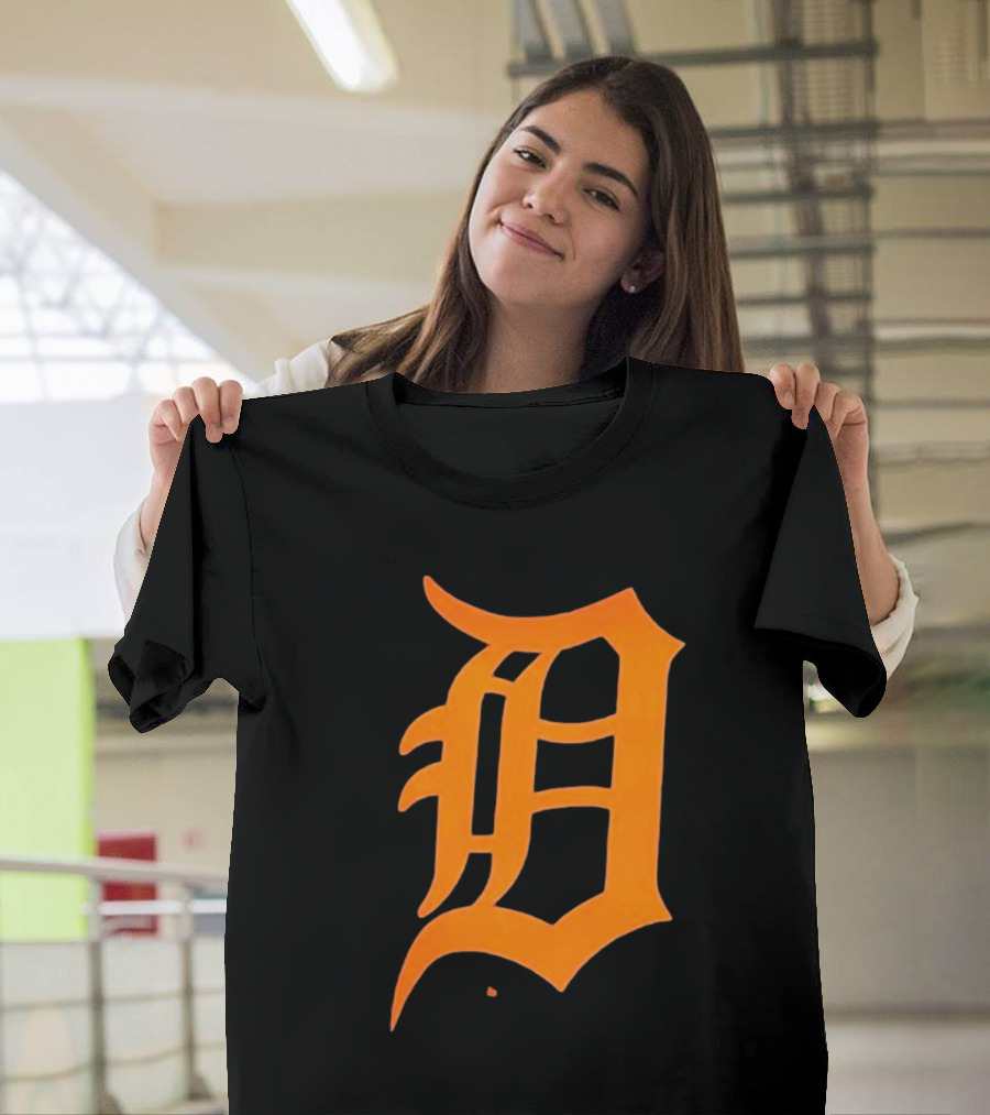 Detroit Tigers Big And Tall #1 Dad T-Shirt