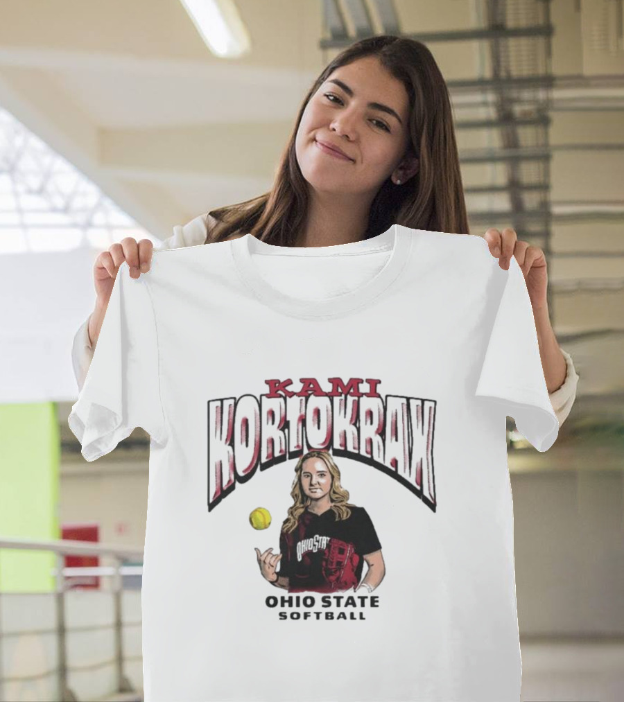 Kami Kortokrax Ohio State Softball Champion T-Shirt