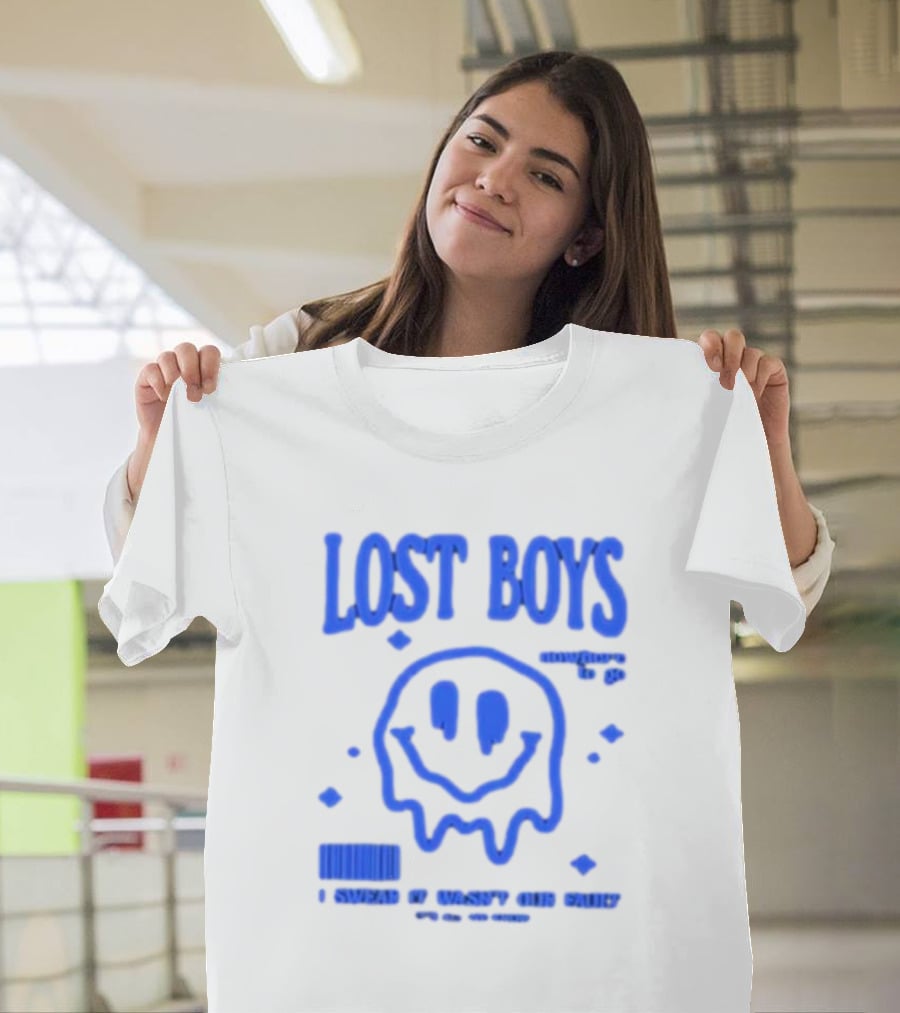 Lost Boys Nowhere To Go Barcode I Swear It Wasn't Our Fault T-Shirt