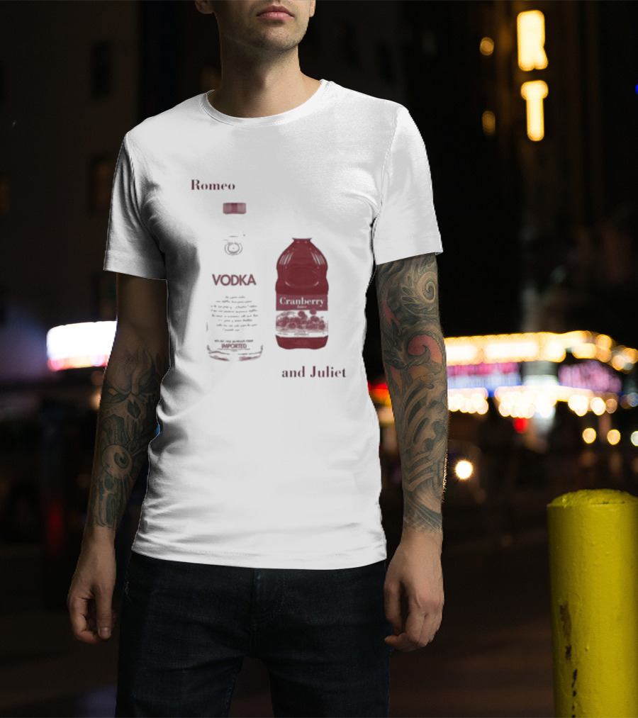 Romeo Vodka And Juliet Cranberry T-Shirt