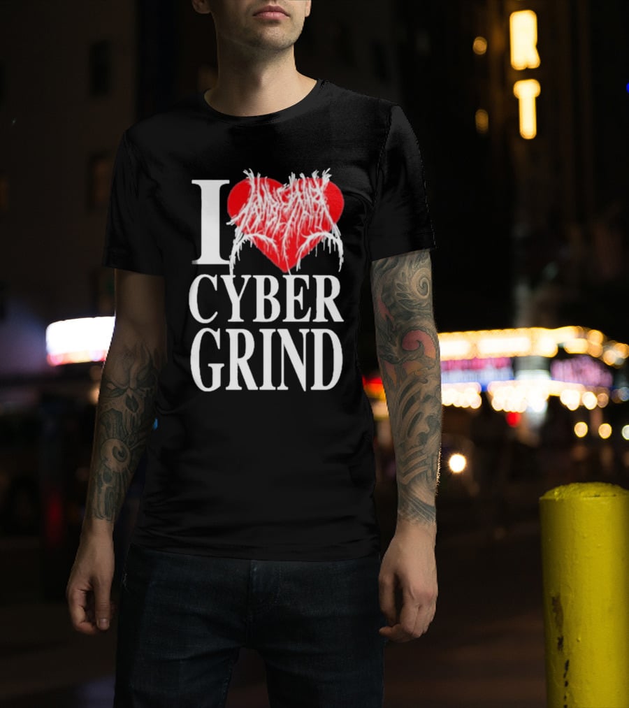 I Love Zombieshark Cybergrind T-Shirt