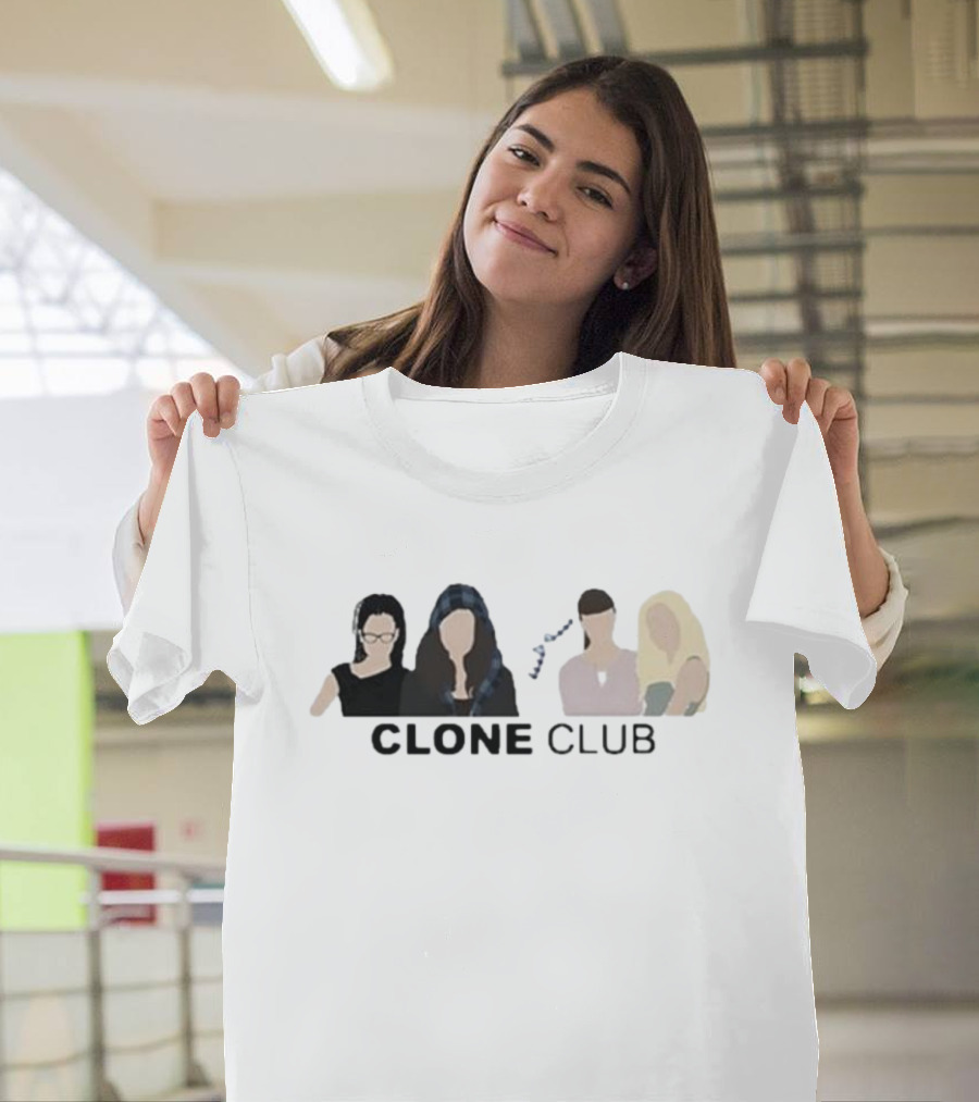 Orphan Black Clone Club Faces T-Shirt