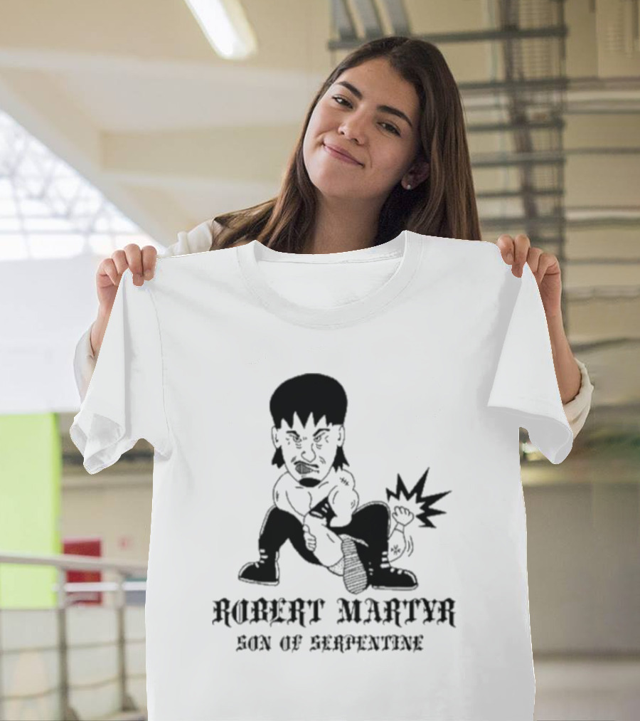 Robert Martyr Son Of Serpentine Bold Cartoon Character T-Shirt
