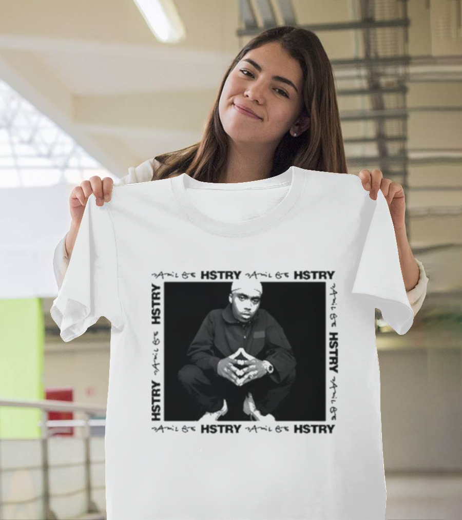 Hstry X Jamil GS Hip Hop 50 Nas Album Cover T-Shirt