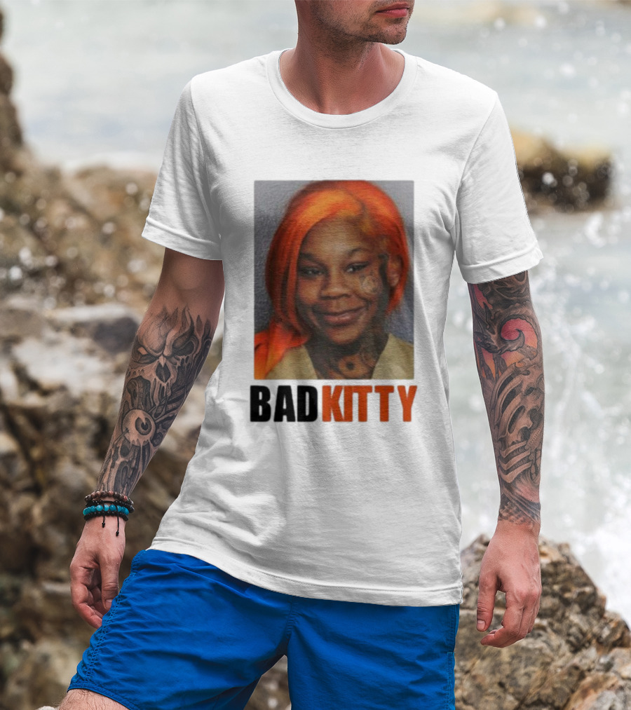 Bad Kitty Sukihana Mugshot T-Shirt