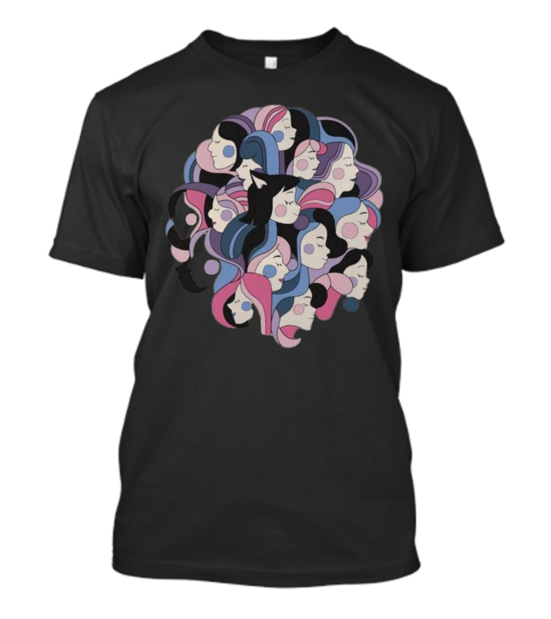 Women’s Day Mewtripled Multicolored T-Shirt