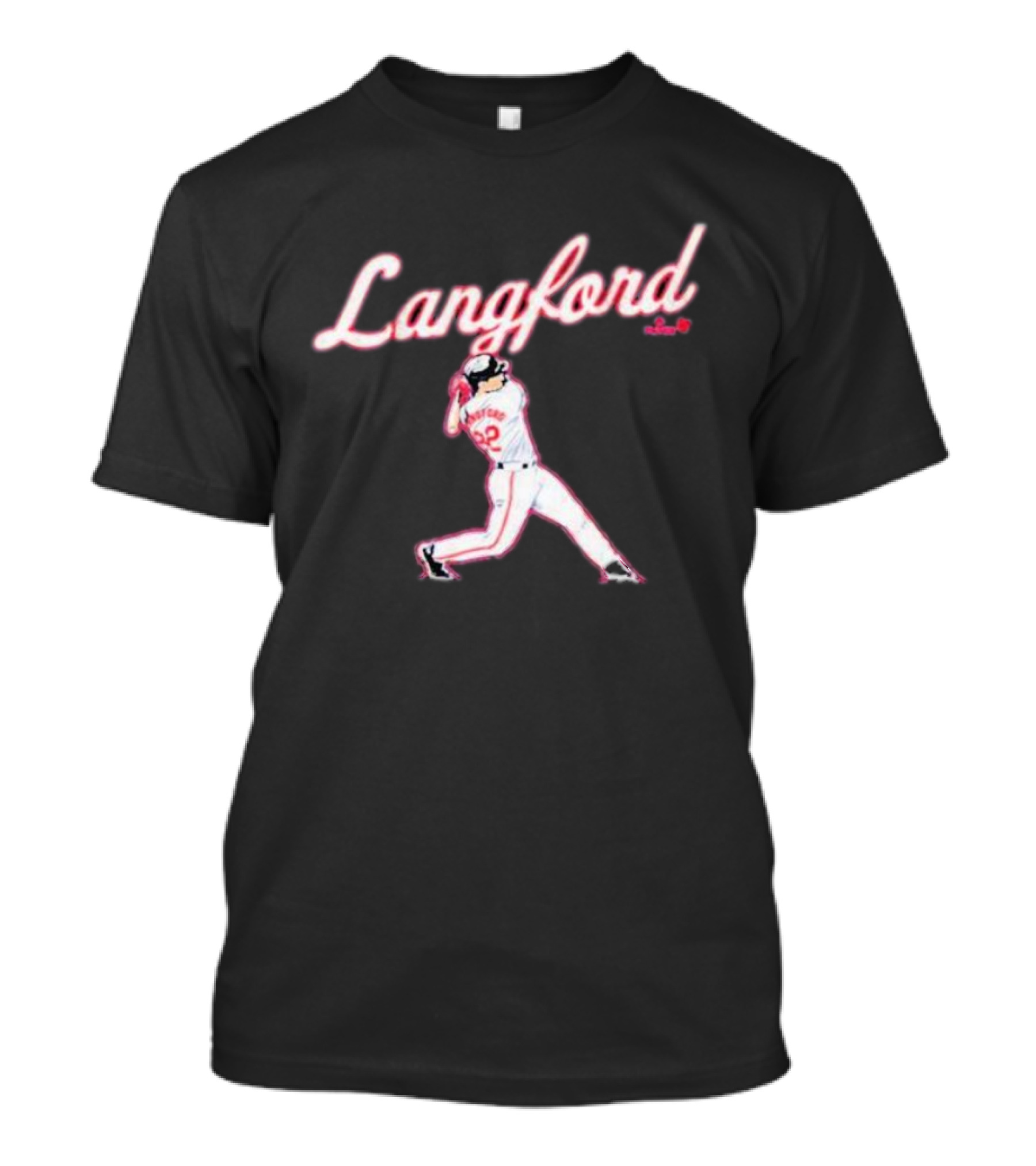 Langford 22 Baseball Slugger Swing T-Shirt