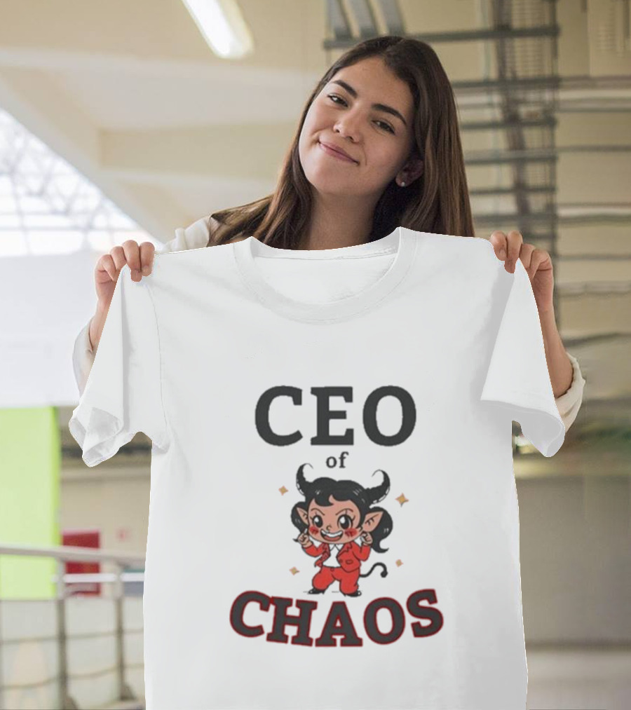 CEO Of Chaos Firepetalsco Little Devil Character T-Shirt
