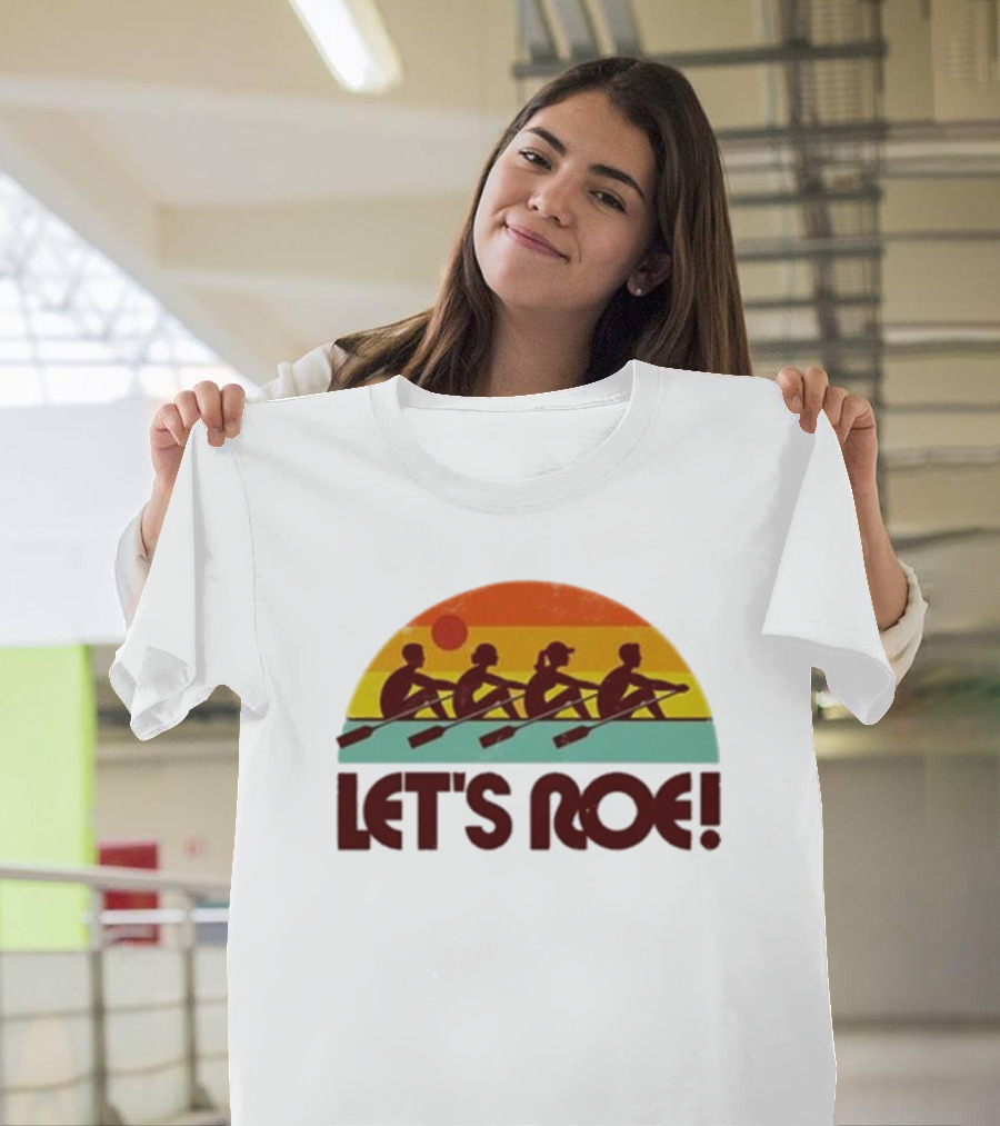 Let’s Roe Vintage Rowing Team Sunset T-Shirt