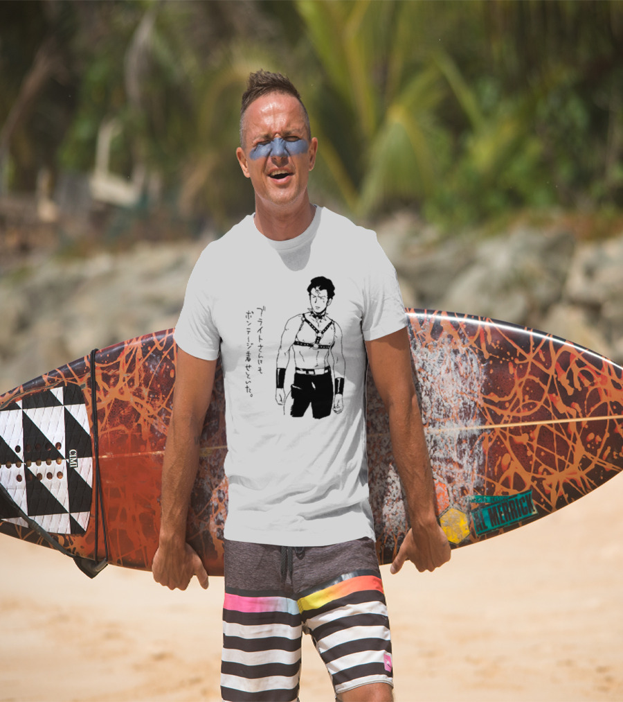 Bright Noa In Bondage Attire Van Darkholme T-Shirt