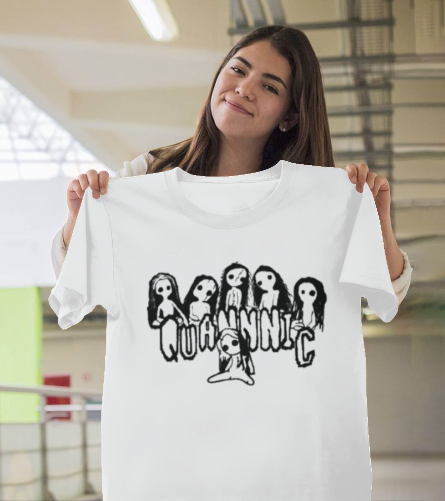 QUANNIC Creepy Doll Figures Dark T-Shirt