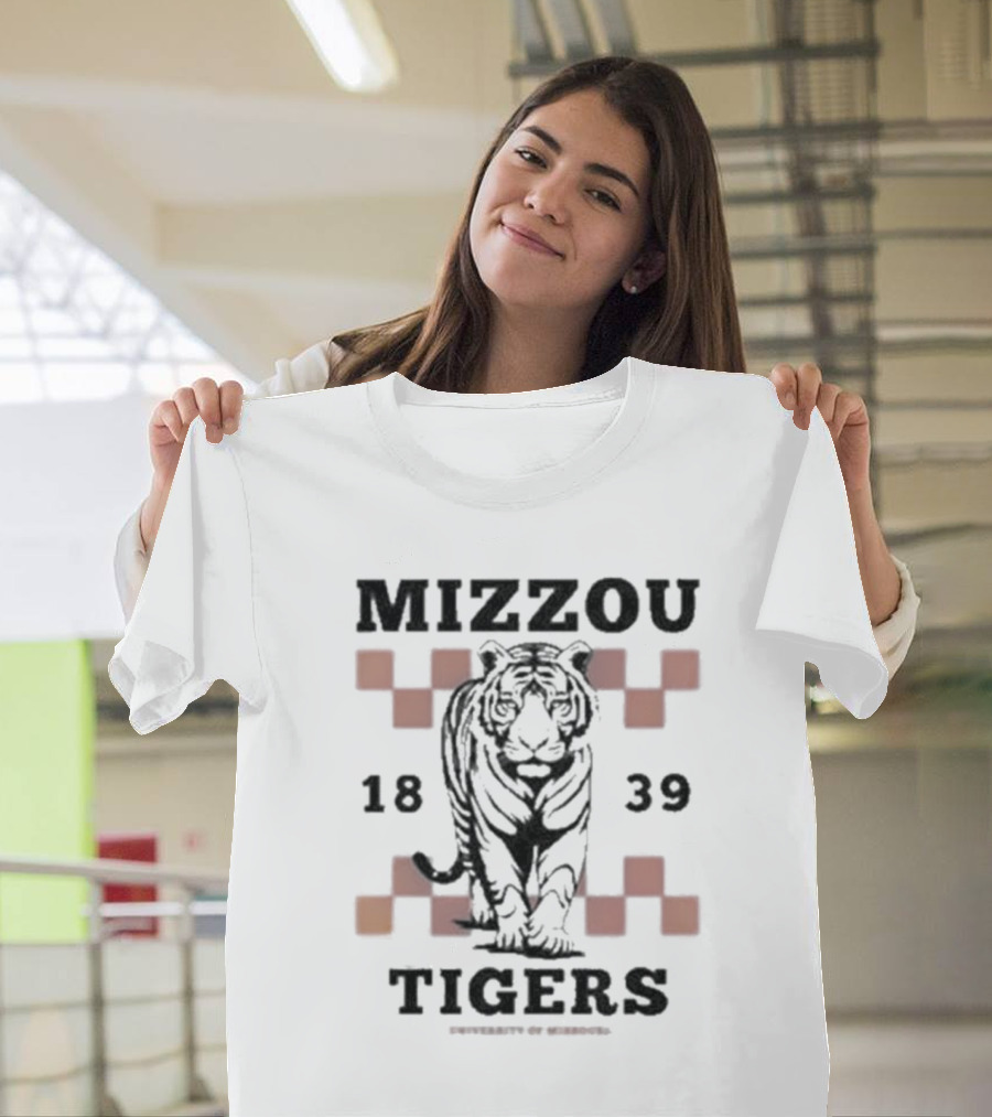 Mizzou Tigers Walking Tiger 1839 University of Missouri T-Shirt