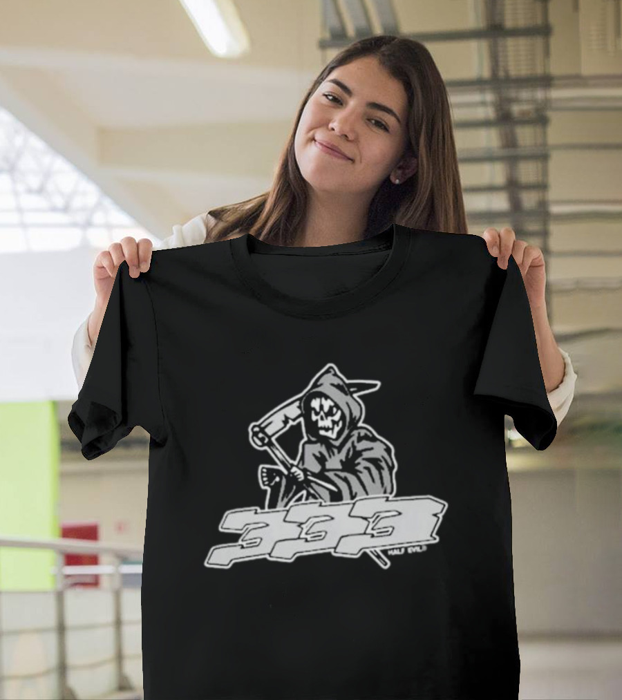 Hockey Reaper 333 Half Evil T-Shirt
