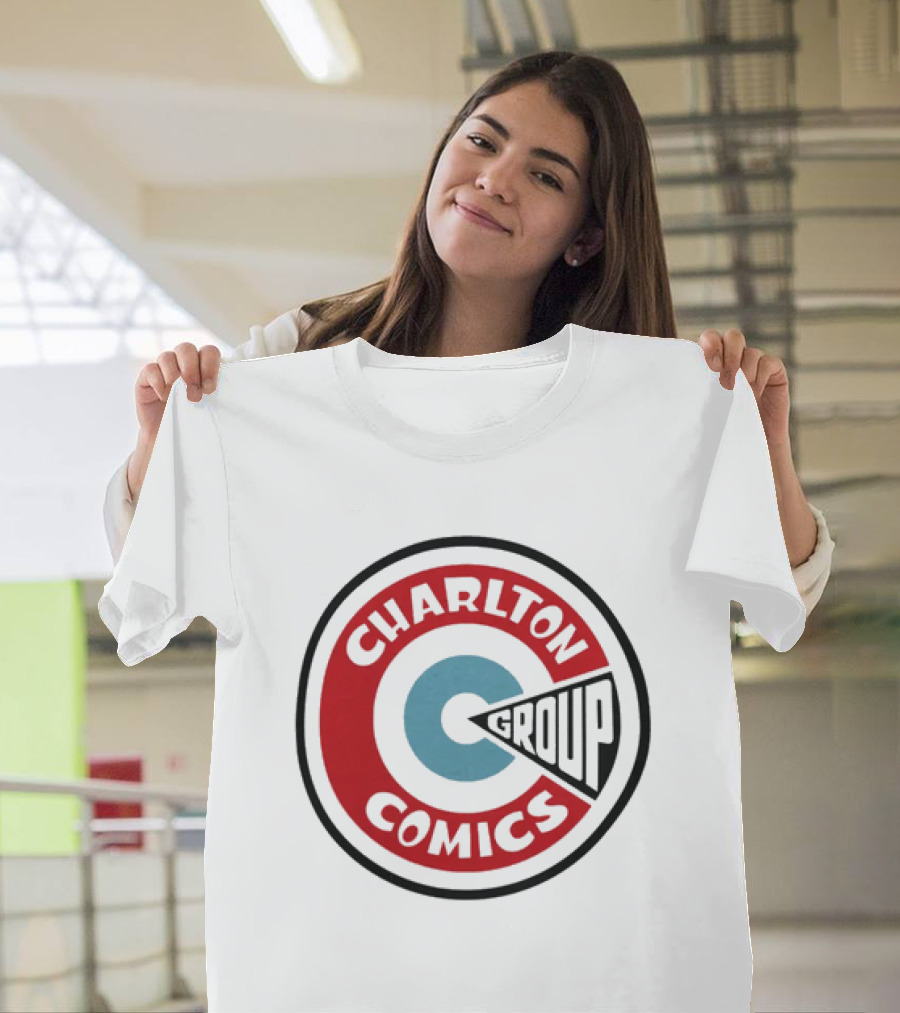 Charlton Comics Group Vintage Logo Circle Emblem T-Shirt