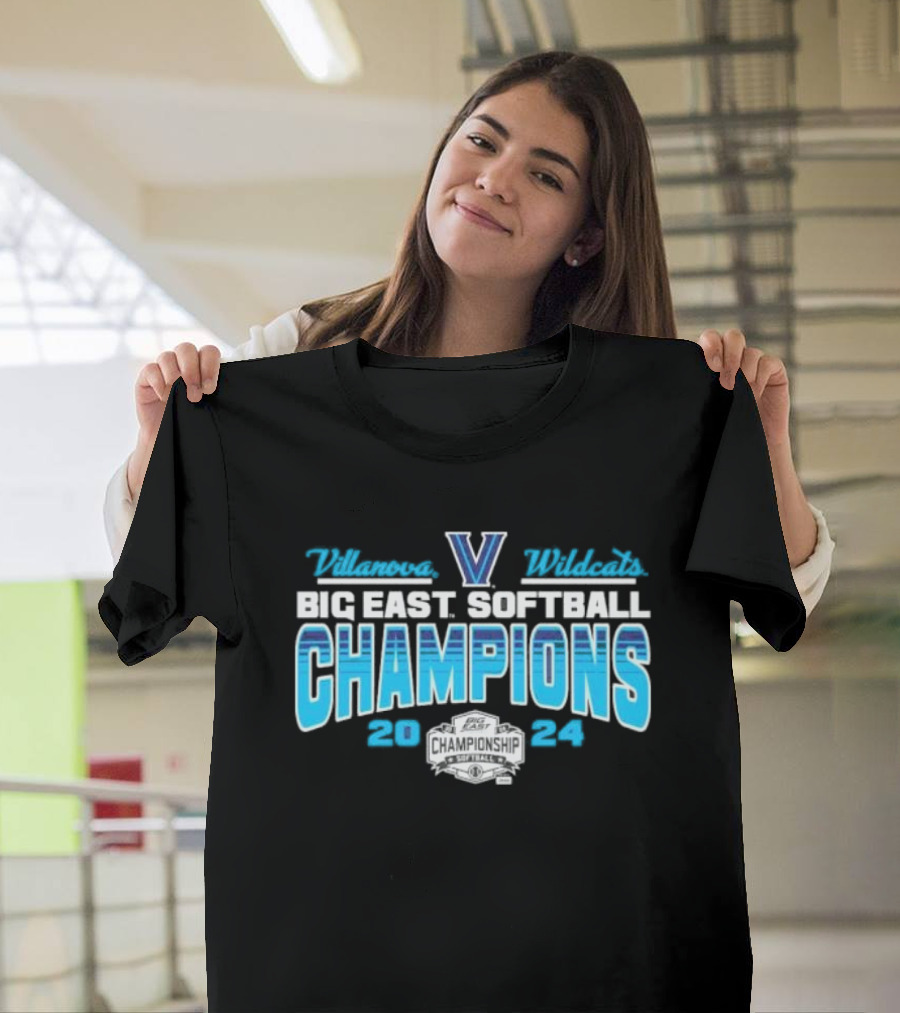 Villanova Wildcats Big East Softball Champions T-Shirt