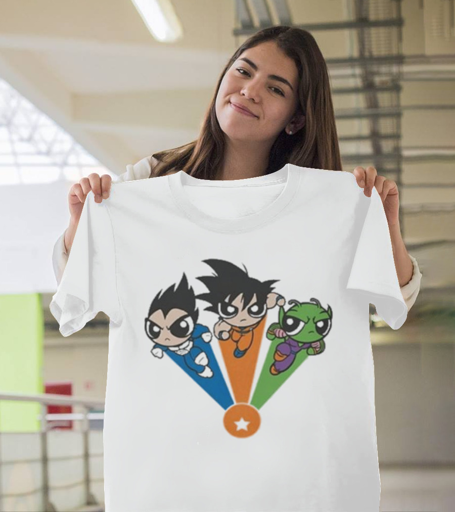 Geek Covers Powerball Boyz Anime Fusion Trio Jump T-Shirt