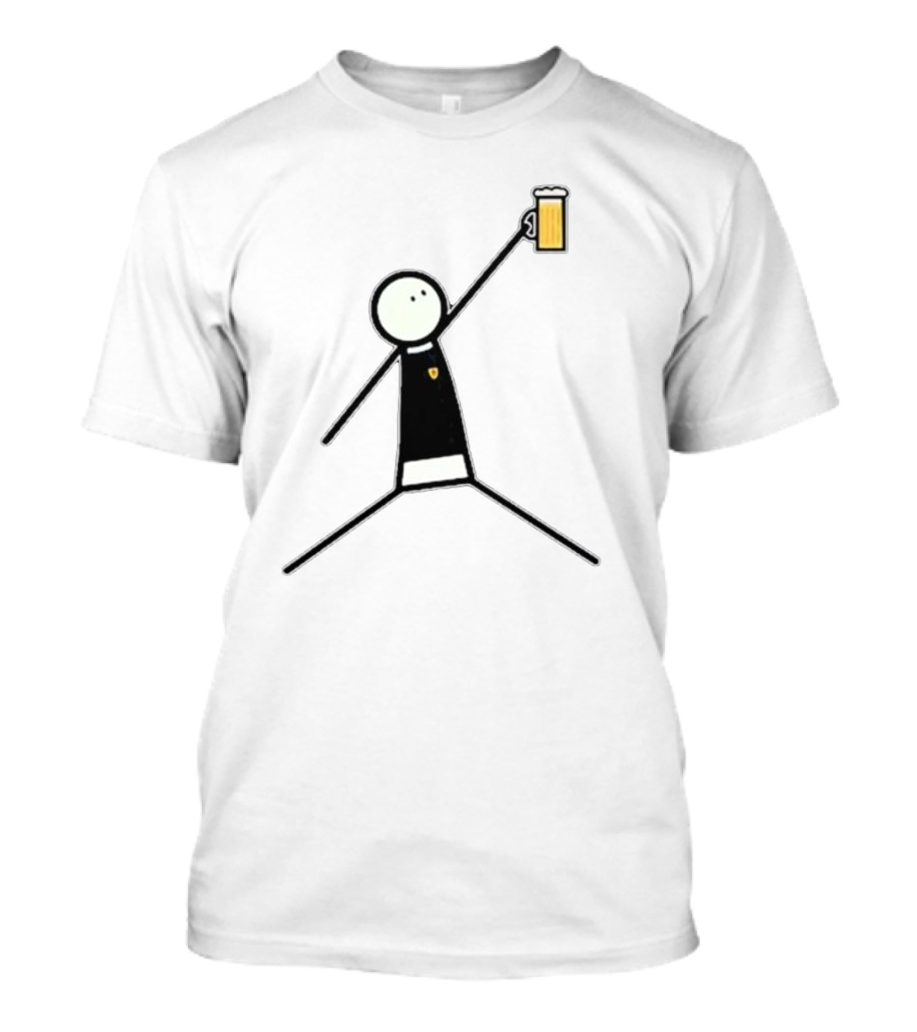 The Schottland Jumpman Stick Figure Beer Icon Scotland T-Shirt