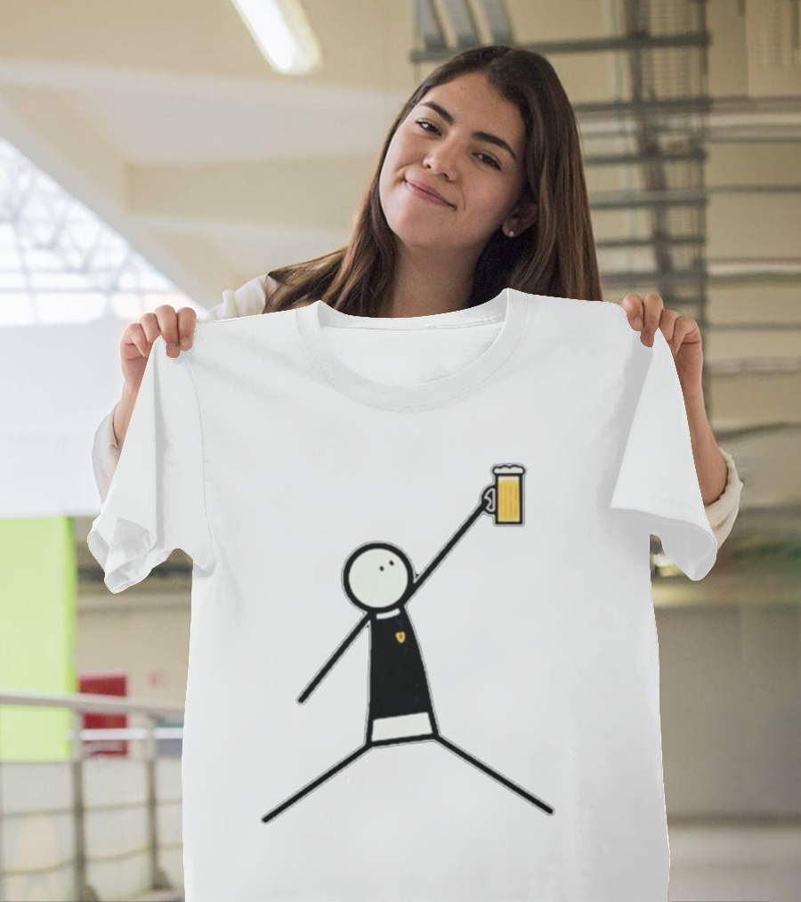 The Schottland Jumpman Stick Figure Beer Icon Scotland T-Shirt