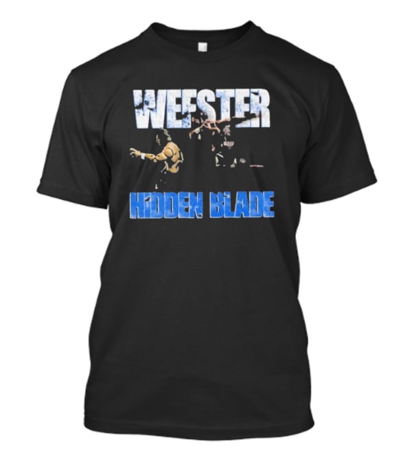 Wefster Hidden Blade Wrestling Action And Combat T-Shirt