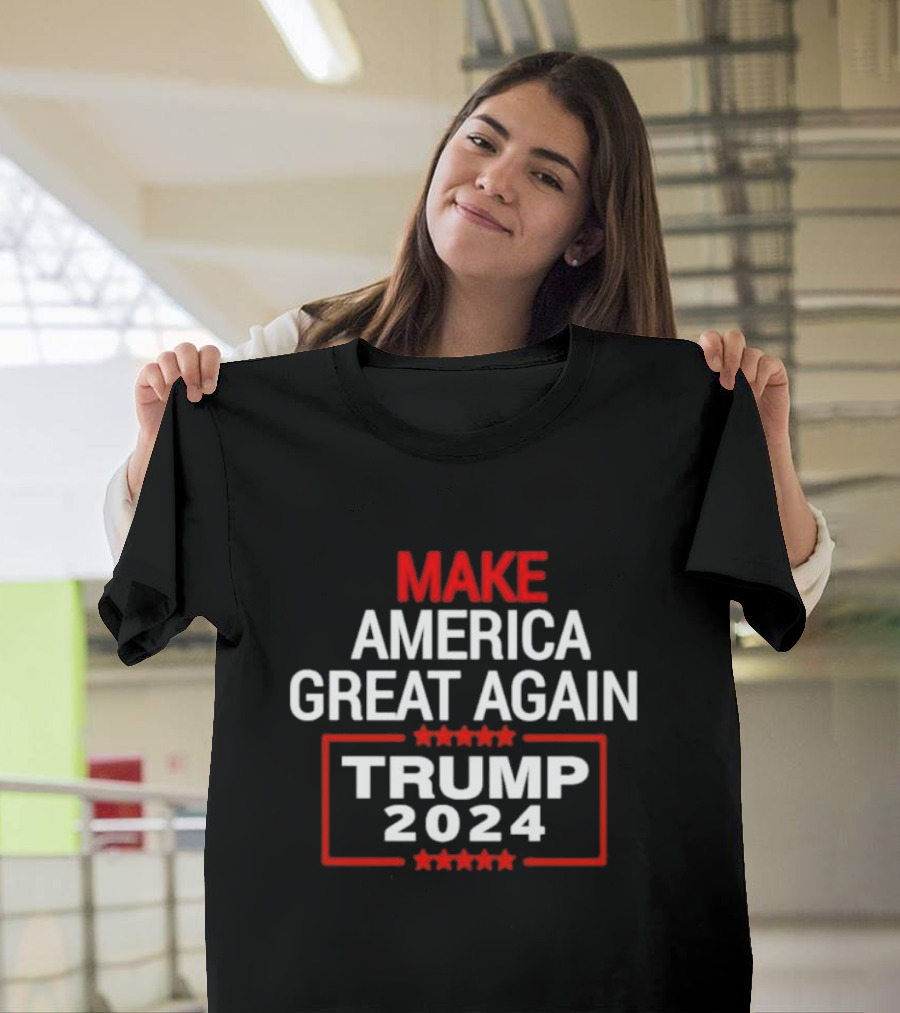 Make America Great Again Trump 2024 Five Stars Red T-Shirt