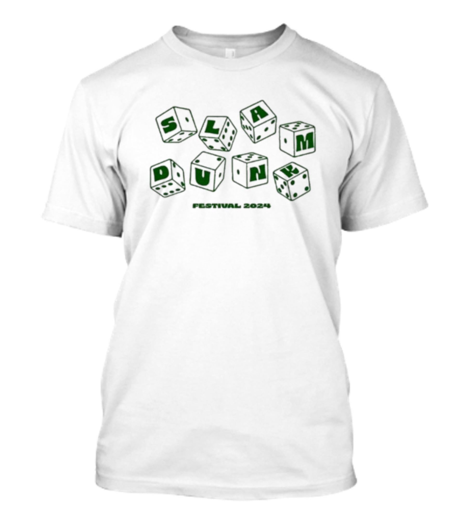 Slam Dunk Festival Dice Bright Orange Translucent Blocks T-Shirt